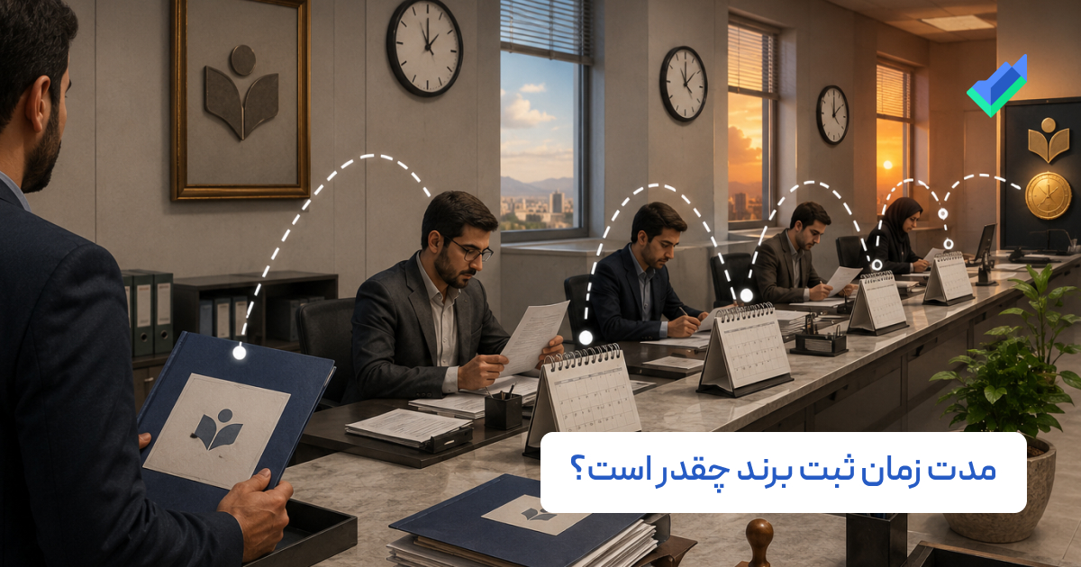 مدت زمان ثبت برند - گروه ثبتی پوشه