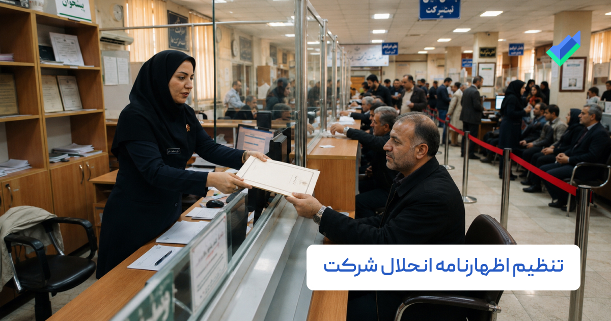 تنظیم اظهارنامه انحلال شرکت