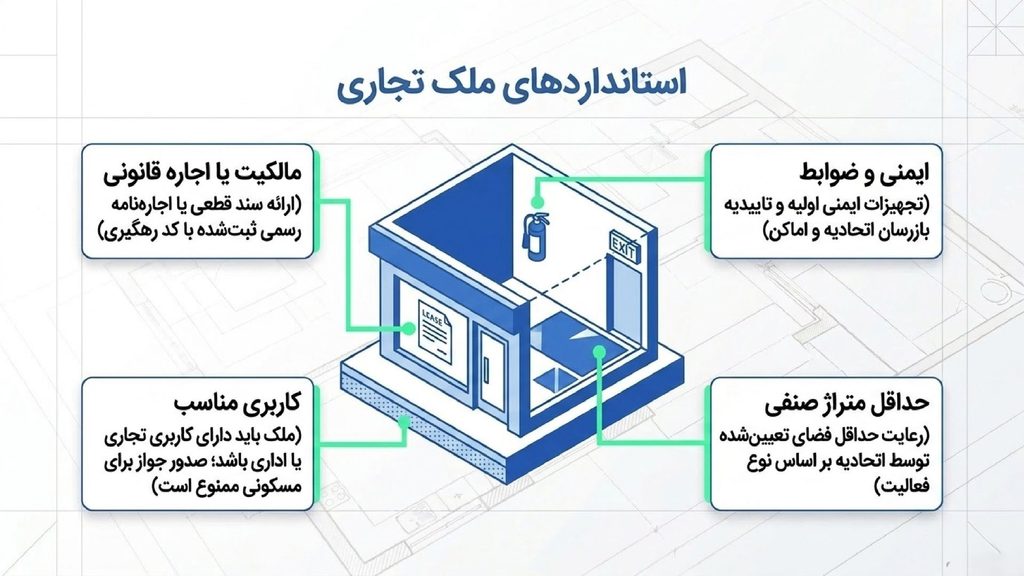 شرایط ملک برای جواز کسب مغازه