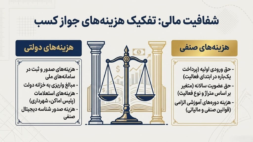انواع هزینه های پروانه کسب پوشاک