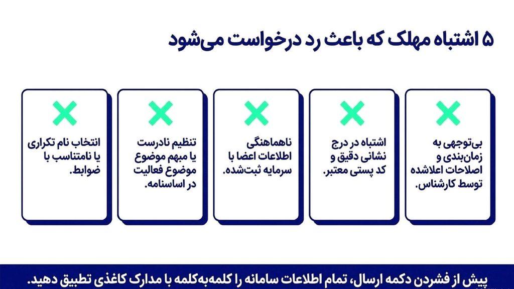 اشتباهات مهلک در نحوه ثبت شرکت بازرگانی