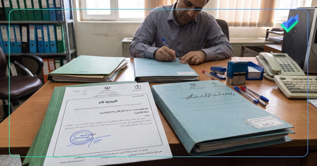 تایید نام مراحل در ثبت شرکت بازرگانی